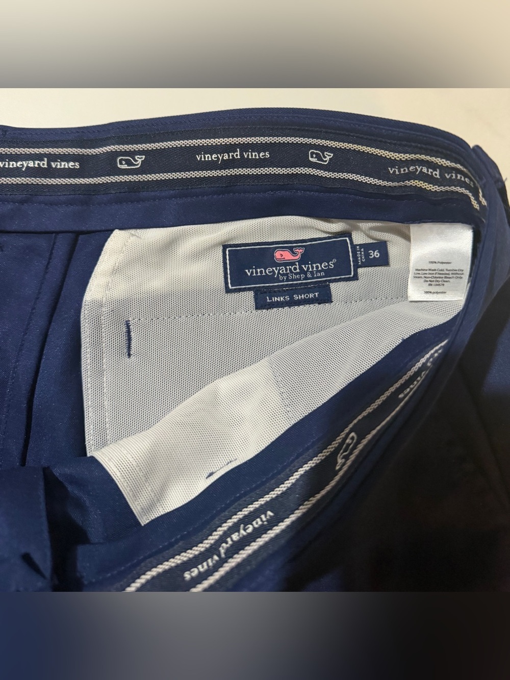 Vineyard Vines vines®
by Shep & lan Men's Navy Shorts - Picture 4 of 10